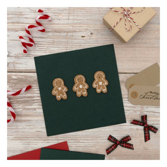 Gingerbread Cork Stickers 3 Pack image number 3