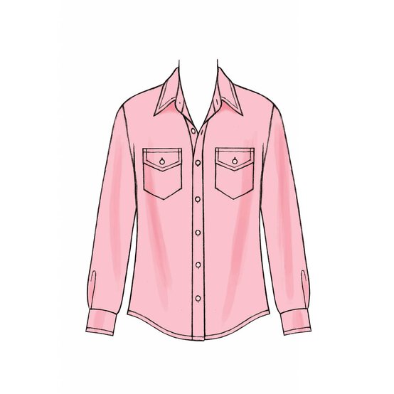 McCall’s Men’s Shirts Sewing Pattern M6044 (S-L) image number 4