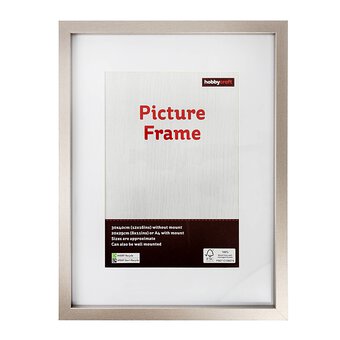 Metallic Silver Picture Frame 30cm x 40cm