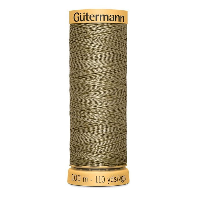 Gutermann Beige Cotton Thread 100m (1015) image number 1