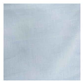 Pale Blue Polycotton Fabric by the Metre image number 2