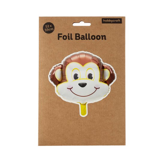 Large Monkey Foil Balloon image number 3