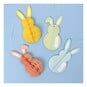 Honeycomb Bunny Decorations 4 Pack image number 1