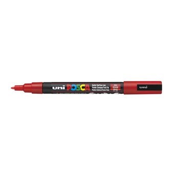 Uni-ball Red Posca Marker PC-3M