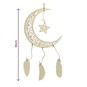 Wooden Moon and Stars Dreamcatcher image number 4