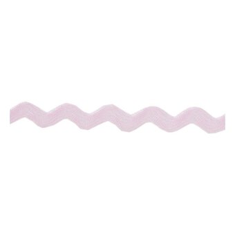 Baby Pink Ric Rac Ribbon 6mm x 4m