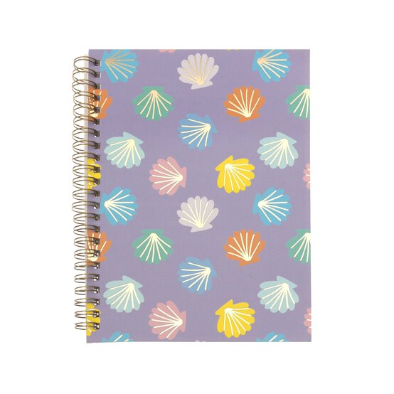 Shells Soft Cover Spiral Notebook A5  image number 1