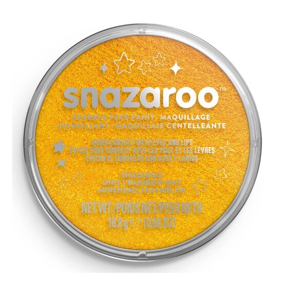 Snazaroo Yellow Sparkle Face Paint  image number 3