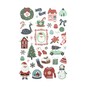 Pink and Red Festive Fabric Stickers image number 1