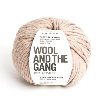 Wool and the Gang Sand Trooper Beige Crazy Sexy Wool 200g