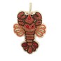 Hanging Beaded Lobster Decoration 10cm image number 2