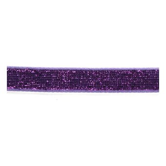 Metallic Purple Woven Sparkle Ribbon 10mm x 2.5m