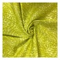 Lime Cotton Textured Leaf Blender Fabric by the Metre image number 1