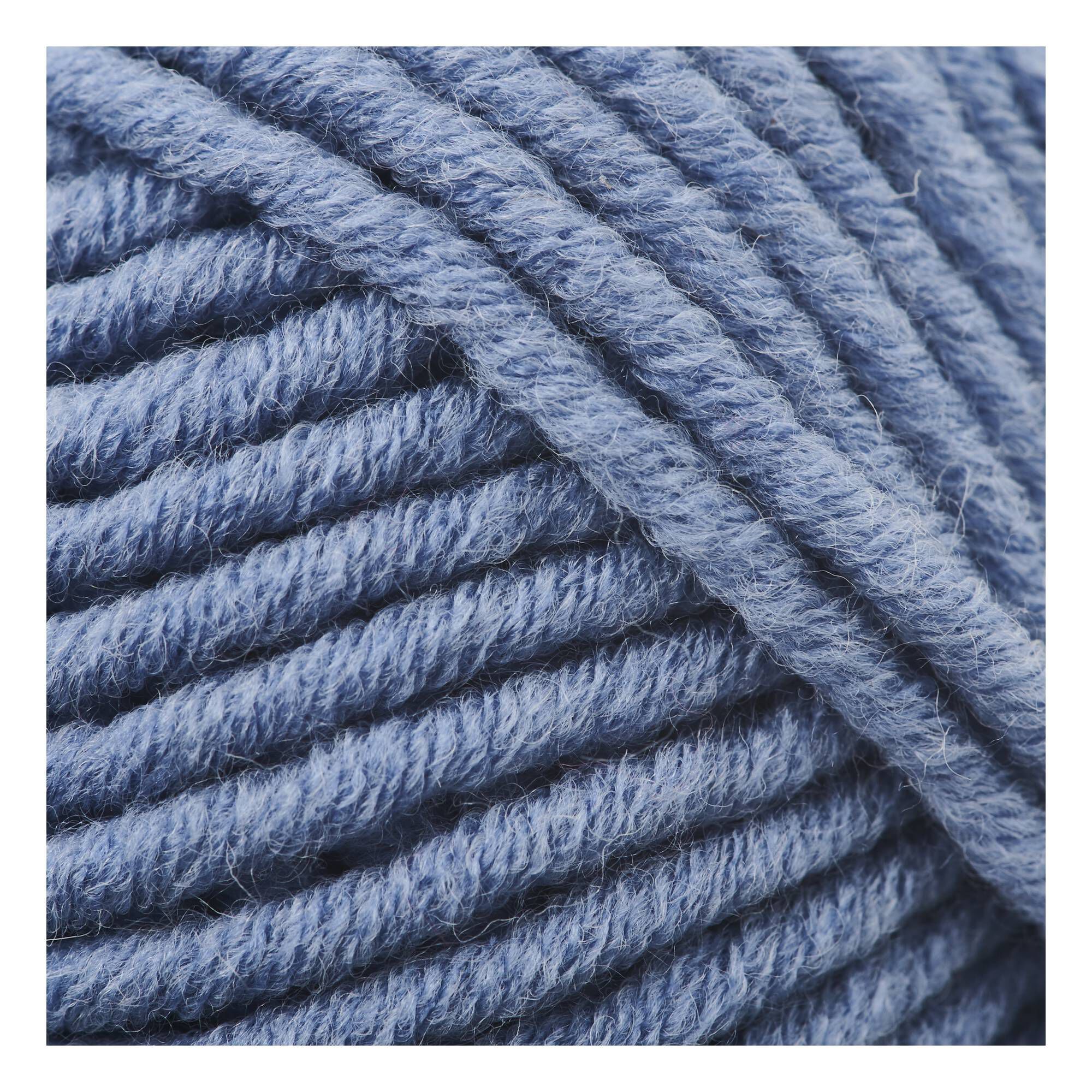 Women’s Institute Steel Blue Soft and Chunky Yarn 100g Hobbycraft