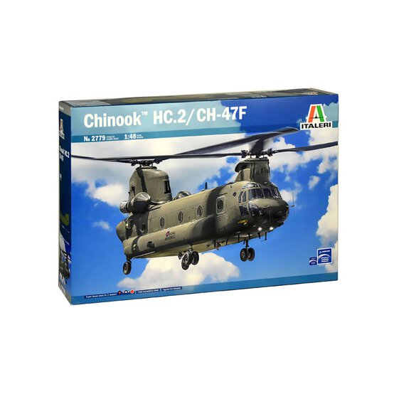 Italeri Chinook HC.2 CH-47F Model Kit 1:48 image number 1