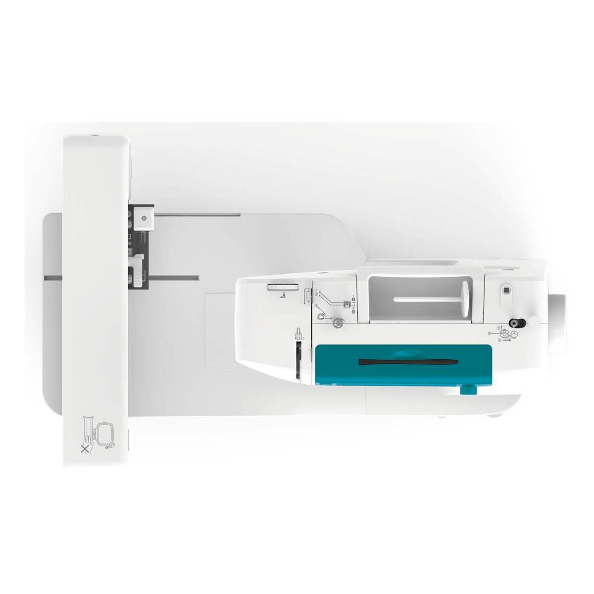 Silver CH01 Sewing and Embroidery Machine Hobbycraft