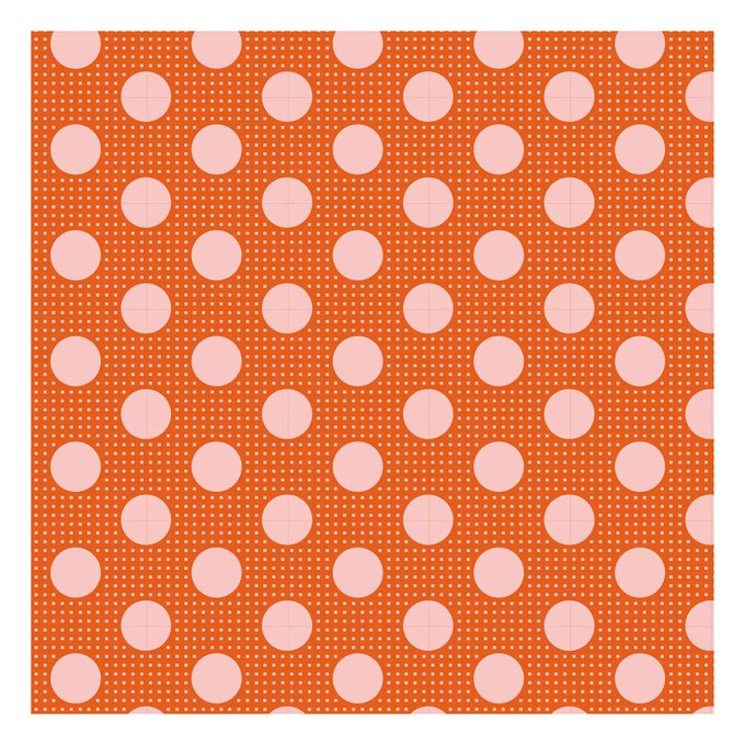 Ginger Medium Dot Cotton Fabric by the Metre image number 1