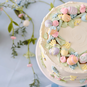 How to Make an Easter Floral Wreath Cake image number 1