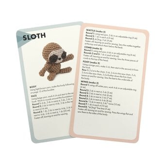Mini Amigurumi Animals Card Deck