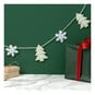 Snowflake and Tree Felt Garland 1.2m image number 1