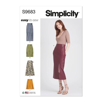 Simplicity Women's Skirts Sewing Pattern S9683 (K5 8-16)