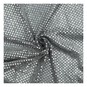 Black and Silver Sequin Polyester Jersey Fabric by the Metre image number 1