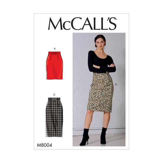 McCall's Women's Skirts Sewing Pattern M8004 (E5 14-22) image number 1