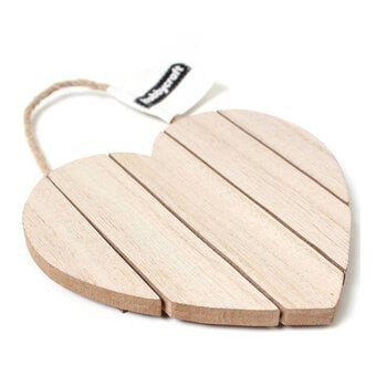 Wooden Heart Wall Plaque image number 2