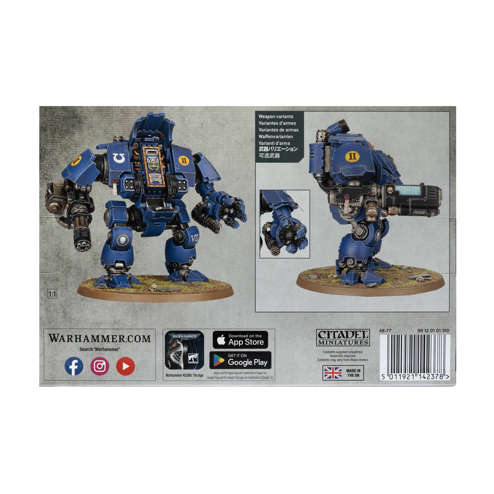 Tabletop Gaming Miniature Warhammer 40k Primaris Redemptor