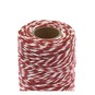 Red and White Twine 100m image number 2