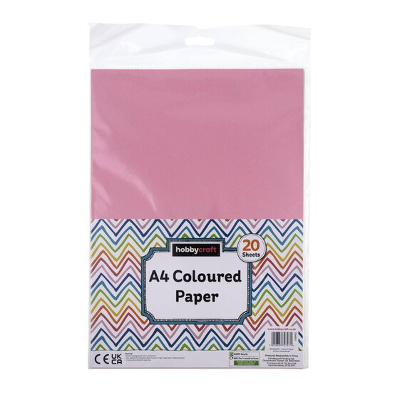 Pastel Coloured Paper A4 20 Pack image number 6