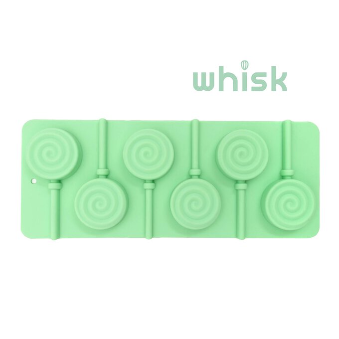 Whisk Lollipop Silicone Candy Mould 6 Wells image number 1
