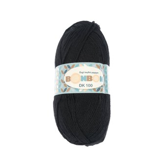 Black Bonbon DK Yarn 100g