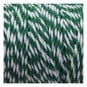 Green and White Cotton Twine 100m image number 2