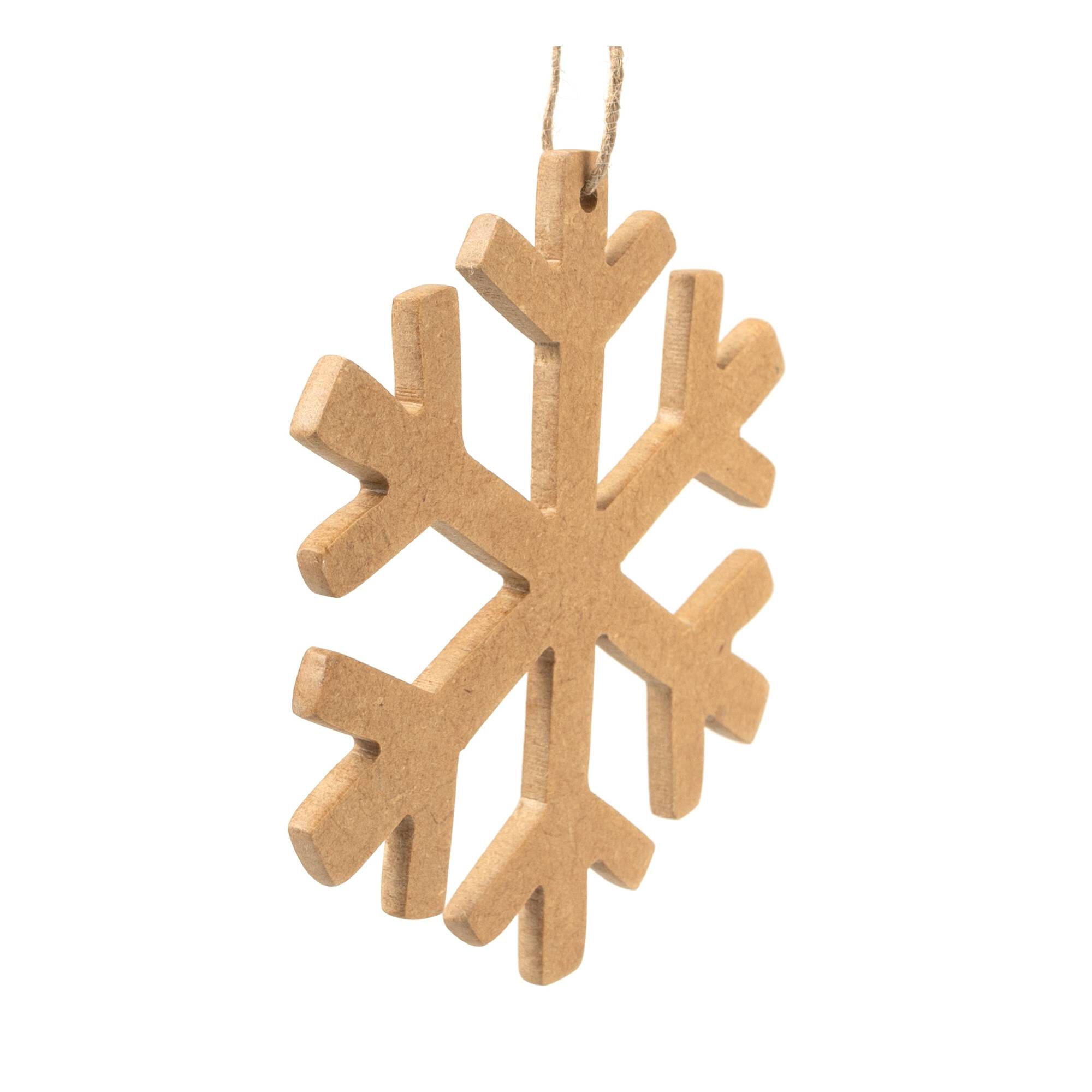 Hanging Snowflake Decoration 11cm | Hobbycraft