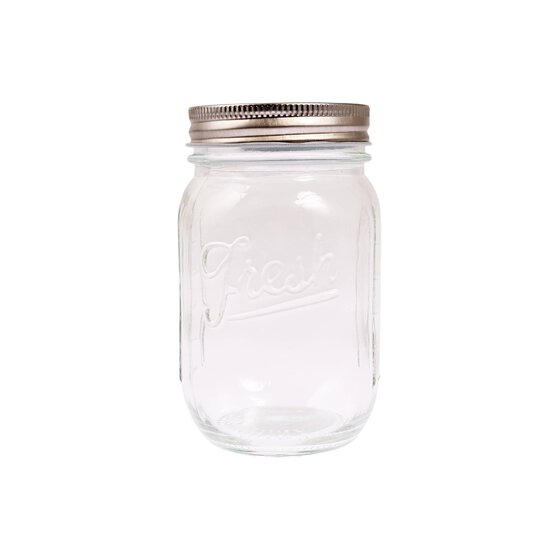 Preserving Glass Jars 490ml 12 Pack Bundle