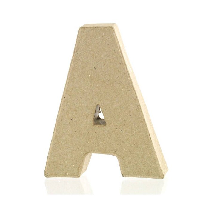 Mini Mache Letter A 10cm image number 1