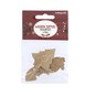 Christmas Wooden Cut Toppers 4 Pack image number 4