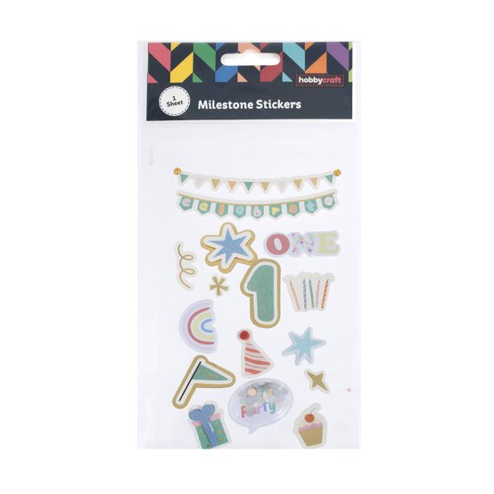 1st Birthday Milestone Stickers image number 4