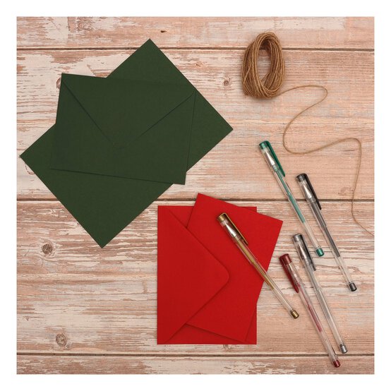 Red and Green Cards A6 50 Pack image number 2