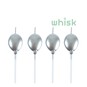 Whisk Silver Balloon Candles 4 Pack image number 1