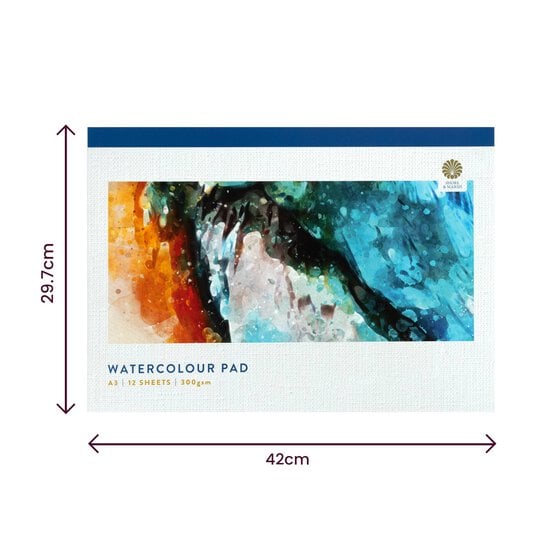 Shore & Marsh Cold Pressed Watercolour Pad A3 Inches 12 Sheets image number 5