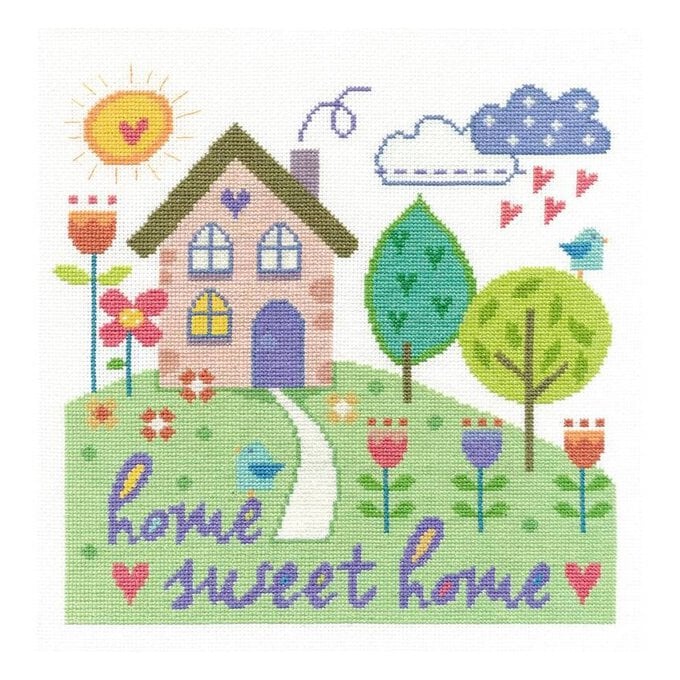 DMC Cross Stitch Kit Home Sweet Home image number 1