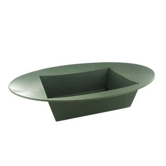Oasis Green Oval Bowl