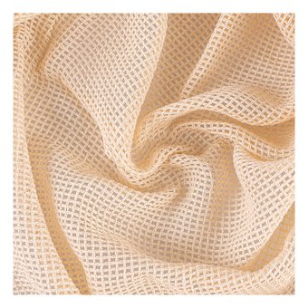 Natural Cotton Net Fabric 94cm x 1.5m