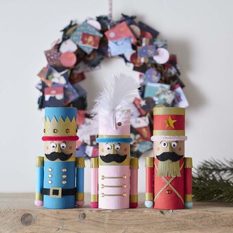 How to Make Christmas Nutcracker Craft Rolls