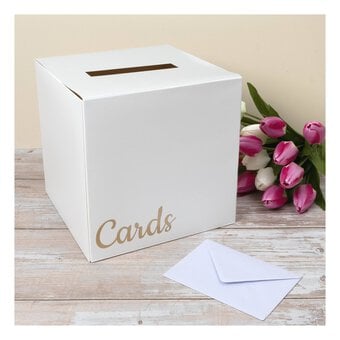 Create & Celebrate White Card Box