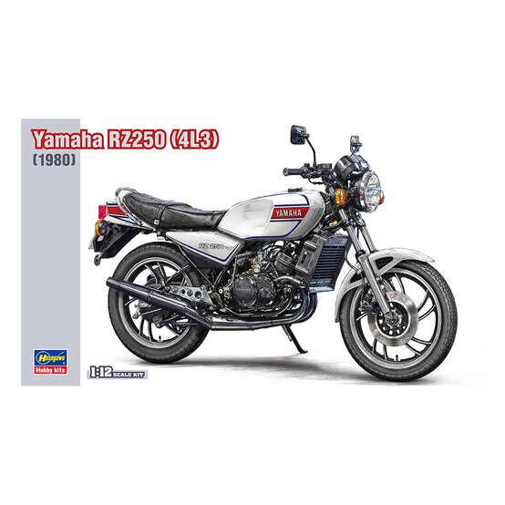 Hasegawa Yamaha RZ250 4L3 1980 Model Kit 1:12 image number 1