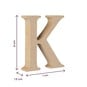 MDF Wooden Letter K 8cm image number 4