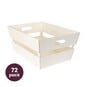 Natural Stackable Wooden Crate 72 Pack Bundle image number 1